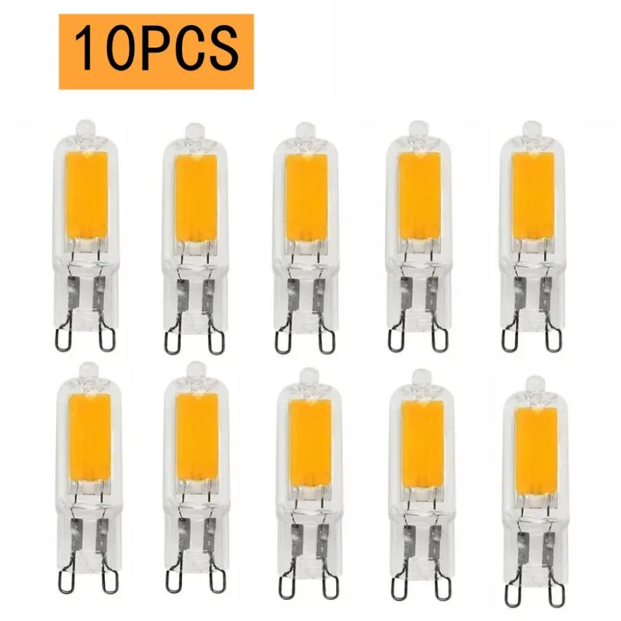 Super Bright G9 LED Light Bulb 7W 9W 12W15W AC 110V/220V Glass Lamp Constant Power Light LED Lighting G9 COB Bulbs Lighting