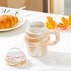 Creative Ice Cream Mug High Value Ceramic Cup Household Water Cup Office Coffee Cup Event Gift