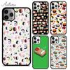 Japanese Cuisine Sushi Food Phone Case for iPhone 17 Air 15 16 16e 11 12 13 14 Pro Max Plus Coque Fundas Shell