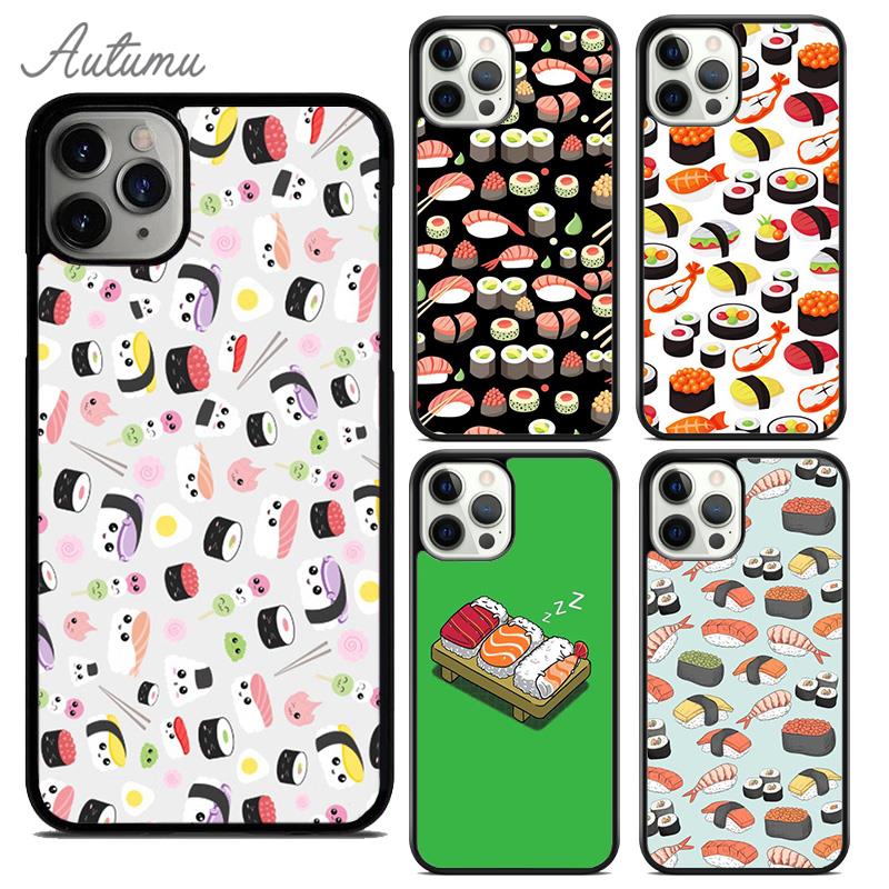 Japanese Cuisine Sushi Food Phone Case for iPhone 17 Air 15 16 16e 11 12 13 14 Pro Max Plus Coque Fundas Shell