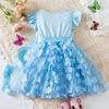 Girls Fashion Princess Dress Mesh Birthday Weekend Dresses Dresses