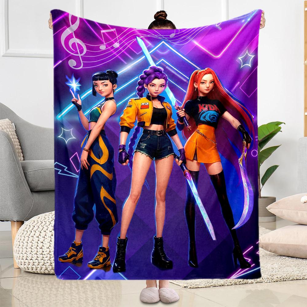 Music Fashion Fusion Blanket Soft & Cozy Suitable for Couch Bedding Office Four Seasons Universal Digital Print