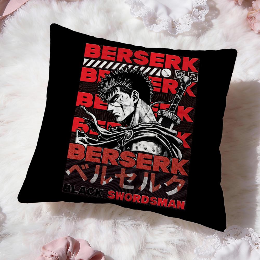 Cool B-BerserkS Cushion Cover Premium Comfort Reversible Pillow Cove -Two in One Design for Any Room & Car Interior