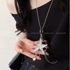 Square woven bag pendant necklace niche personality collarbone chain fashion simple temperament jewelry women