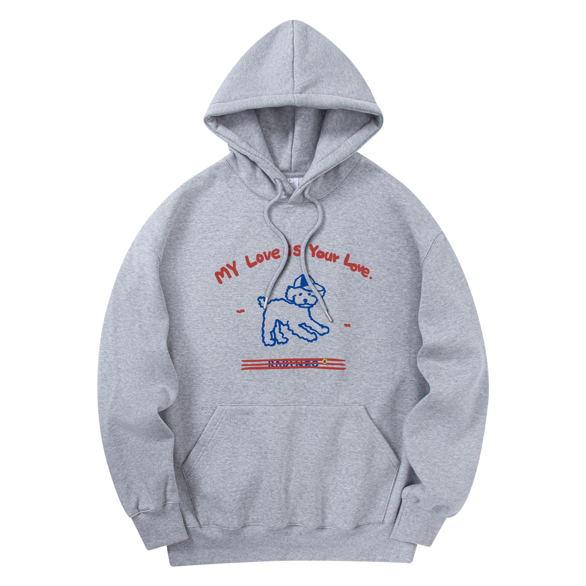 Radineo Love Hood Grey Gray (Gray)/L