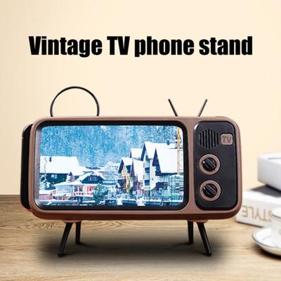 Přenosný Univerzální Retro TV Stolní Držák na Mobilní Telefon Stojan Montážní Držák