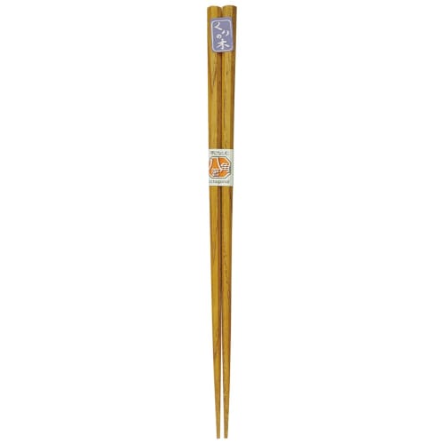 Octagonal Wooden Chopsticks, Chestnut, 23.5cm