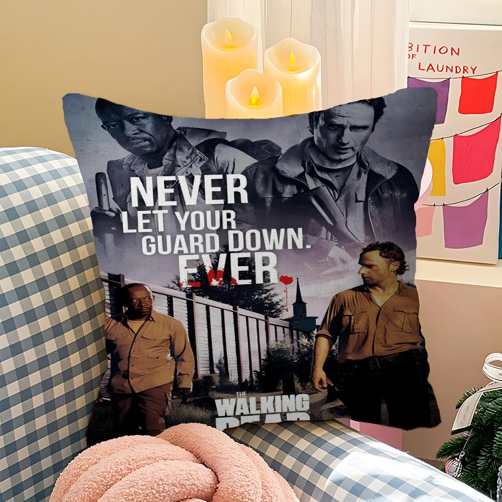 The Walking Dead Poster Personalized Pillow Dust Cover Bedroom Kids Party Decoration Pillowcase Birthday Children Gift