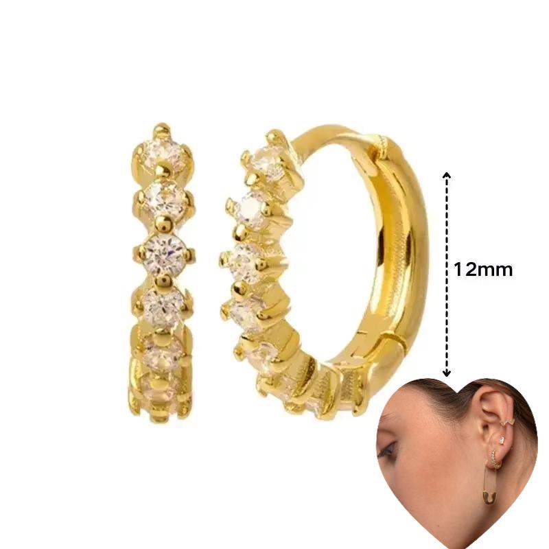 925 Silver Ear Needle White Zircon Butterfly/Water Drop Hoop Earrings Drop Earrings For Women Fashion Wedding Jewelry