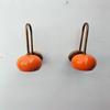 Handmade Mid-Century Brass Wall Sconce Orange Dome Light Home Decor