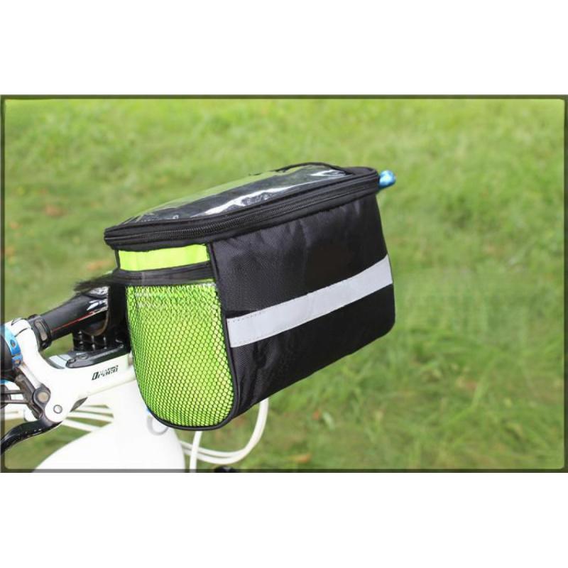 

Waterproof Bike Handlebar Bag with Touch Screen Phone Holder 1 piece pack