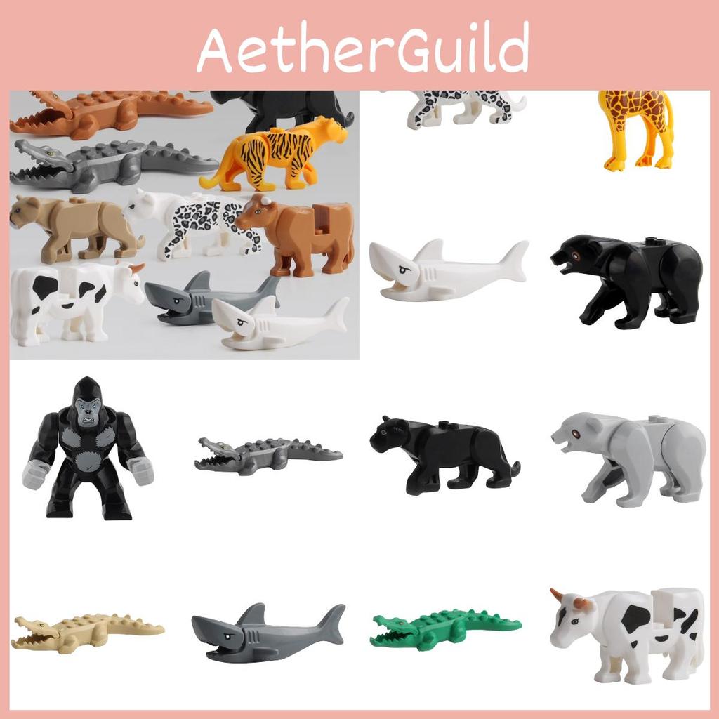 3d Animal Crocodile Building Blocks Diy Plastic Toy Gift For Kids