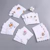 12 Paquets de Mouchoirs Imprimés en Pur Coton pour Femmes, Mouchoirs en Pur Coton, Souvenirs pour la Mariée, Sca de Pantalon à Poche Plaquée