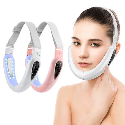 Electric V Face Lifting Machine V Line Up Lift Belt Hot Compress Firming Beauty Device Double Chin Reducer
