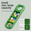 1PCS Mini Multifunctional Compartment Portable Medicine Box for Travel, Simple Packaging and Storage of Medicine