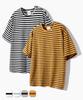 Dimiteulibeullaeg Asi Layering Striped Short Sleeve T-Shirt_4 Color
