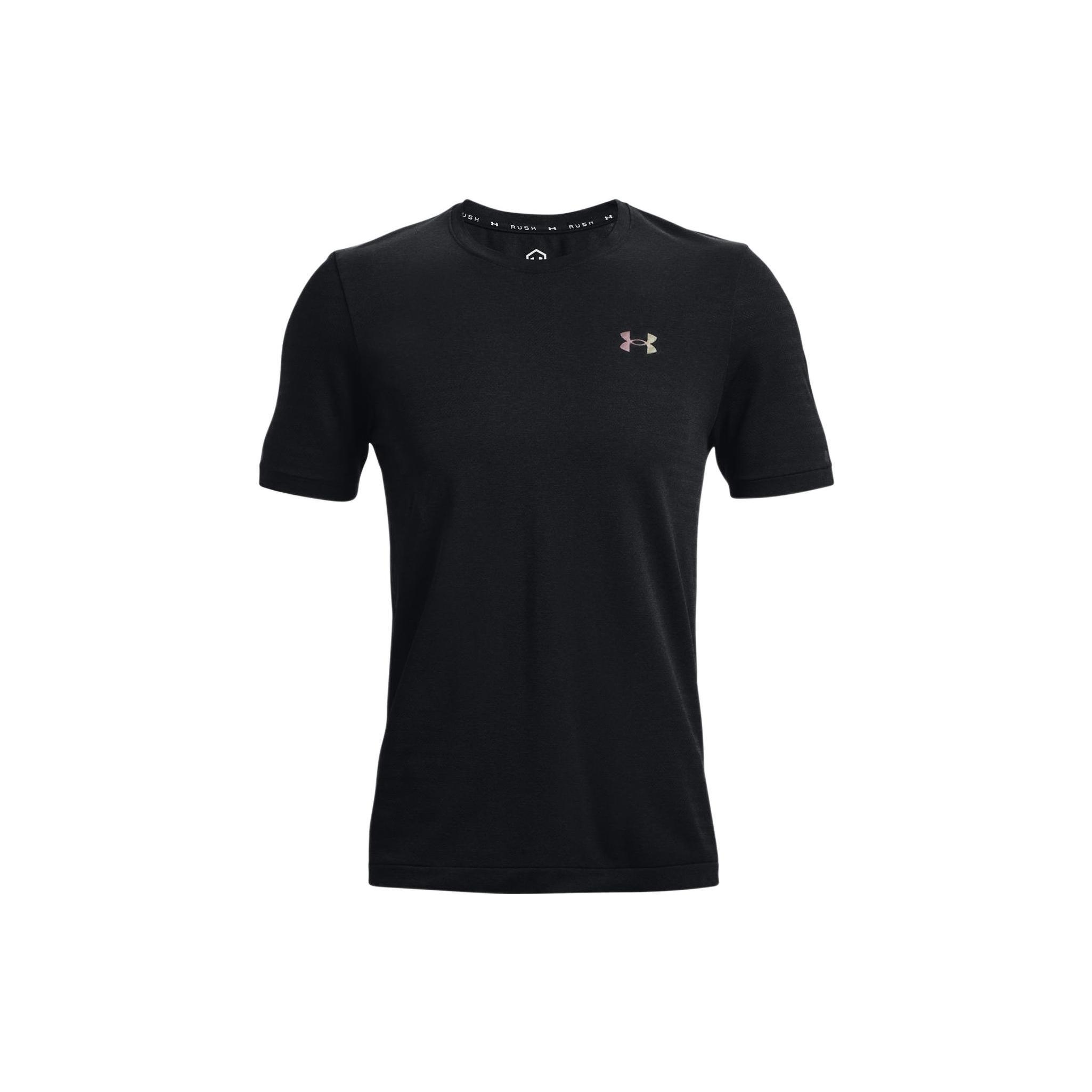 Under Armour Rush Seamless T-shirt Black Men s 1370441-001 S