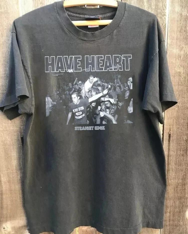 Maglietta Have Heart, Maglietta Unisex Carbone Stile Retrò Have Heart S-5XL