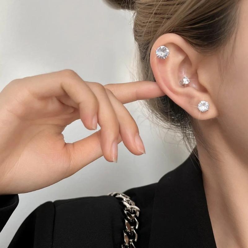 

Флеш кохлеарный пуссет, магнитный кохлеарный пуссет, без прокола уха, магнитный клип на козелок, кохлеарный пуссет с цирконом, магнитный пуссет на козелок S3382-1-1 pairs