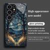 The Little Girl's Glass Phone Case Under the Light Is Suitable for Samsung Galaxy S26 S25 S24 S22 S21 S20FE/Ultra/Plus Anti Drop