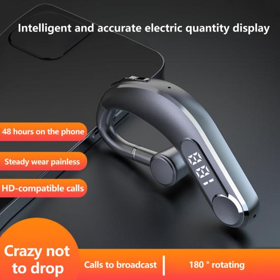 M22 Bluetooth-compatible Earphone Ear Hook Noise Cancellation Universal Wireless Stereo Music Sports Headset for Business