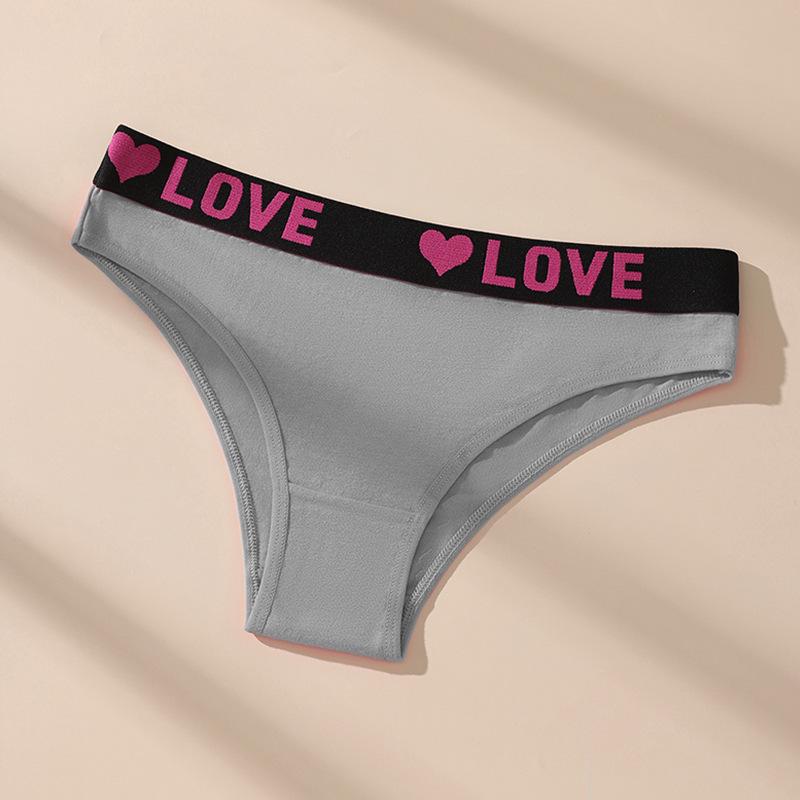 Plus Size Women's Low Waist Triangle Panties - Pure Cotton Sporty Style Underwear