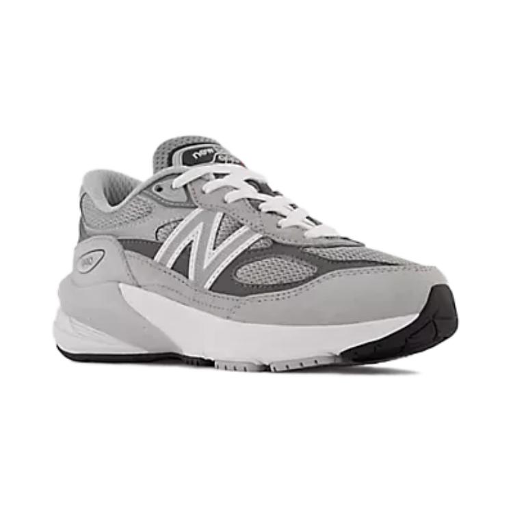 New Balance 990v6 Little Kid Castlerock Kids Sneakers Grey Silver PC990GL6
