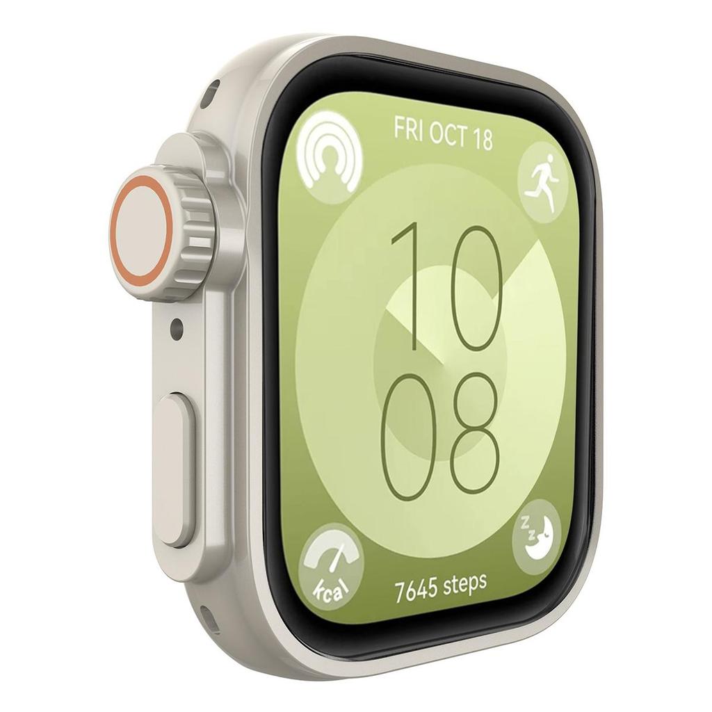 Change To Ultra Case for Huawei Watch Fit 3 Screen Protector Tempered Glass Cases Cover for Huawei Watch Fit3 Upgrade To Ultra 2