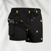 2025 Anti-Embarrassment Men's Double-Layer Beach and Sports Shorts
