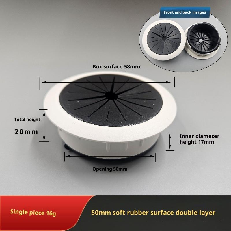 Desk Cable Grommets Eco-friendly Material Durable Multiple Styles Easy Install for Home Office Desk
