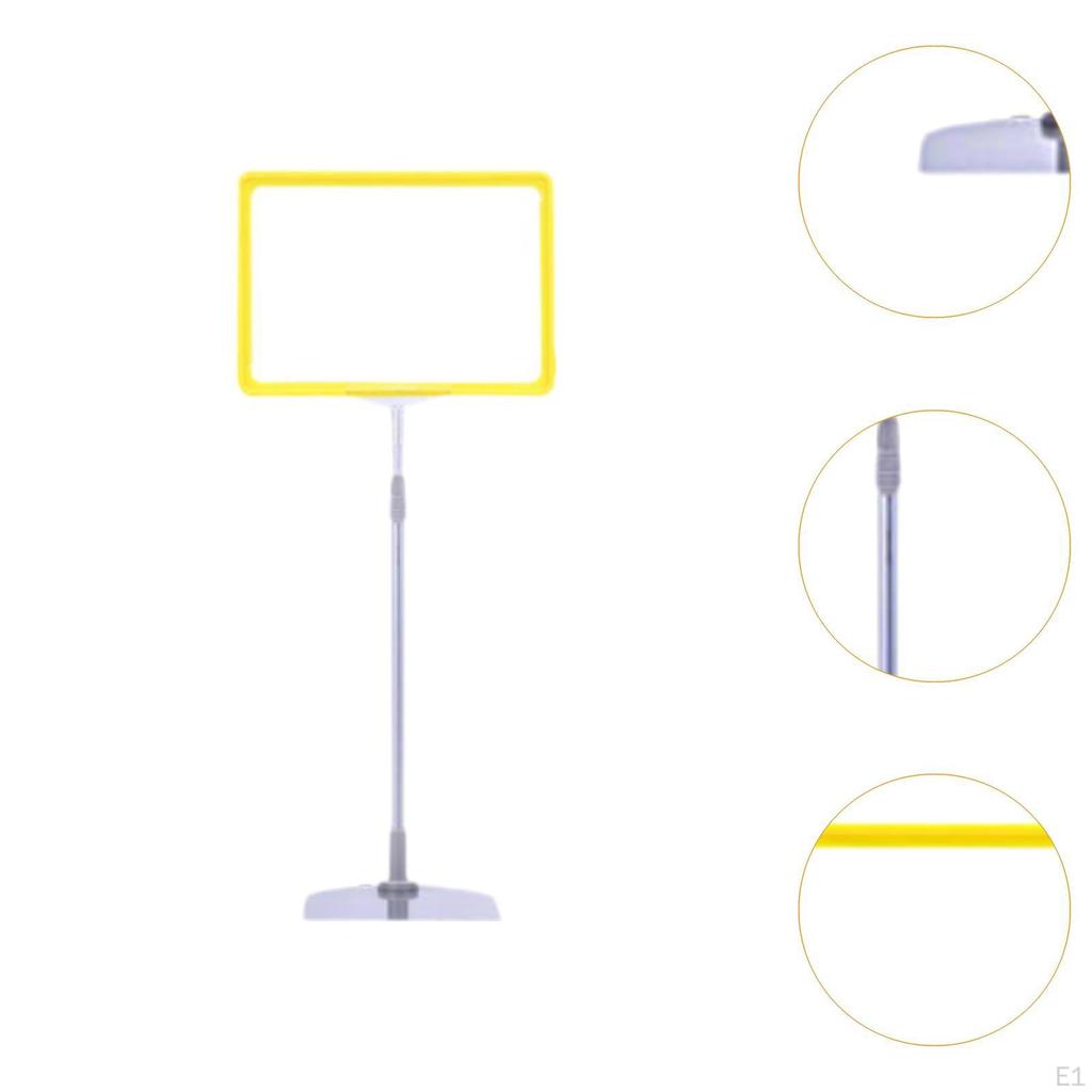 Justerbart skiltstativ gulvstativ Notat Gjenbrukbart, Butikkmerke, Allsidig ramme
