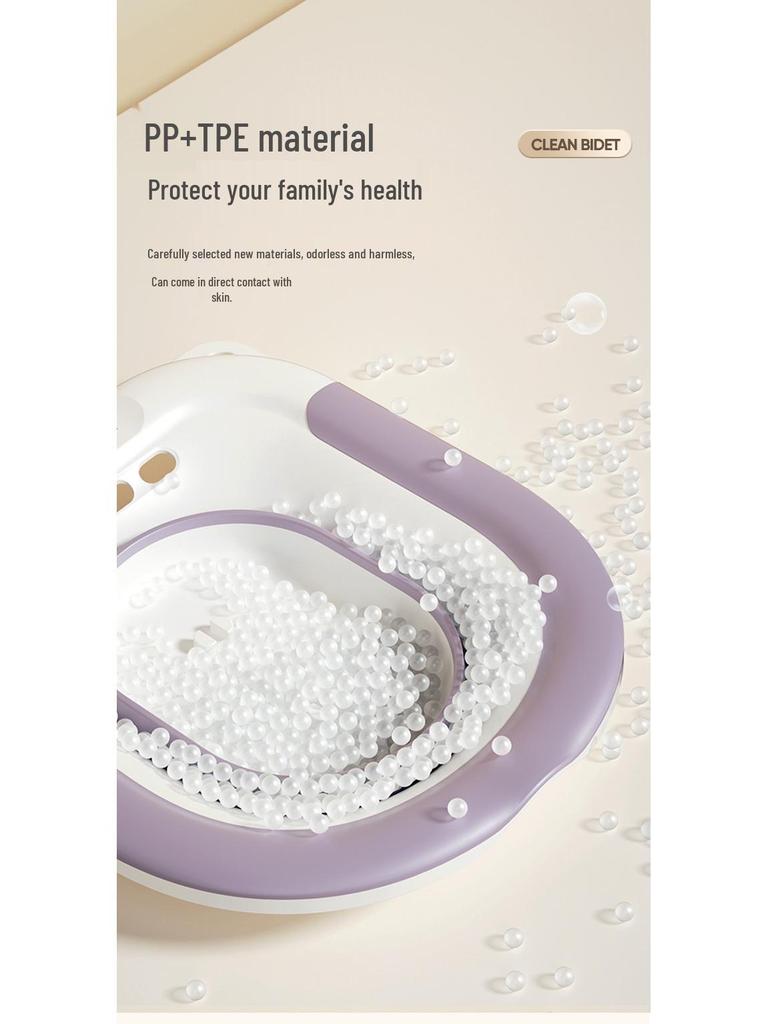 Foldable Squat-Free Postpartum & Gynecological Wash Basin for Pregnant Women