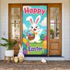 Bunny Celebration Display Pink Polka Dots Rabbit Background Easter Display Cartoon Easter Decor Banner For Holiday Gift Holiday