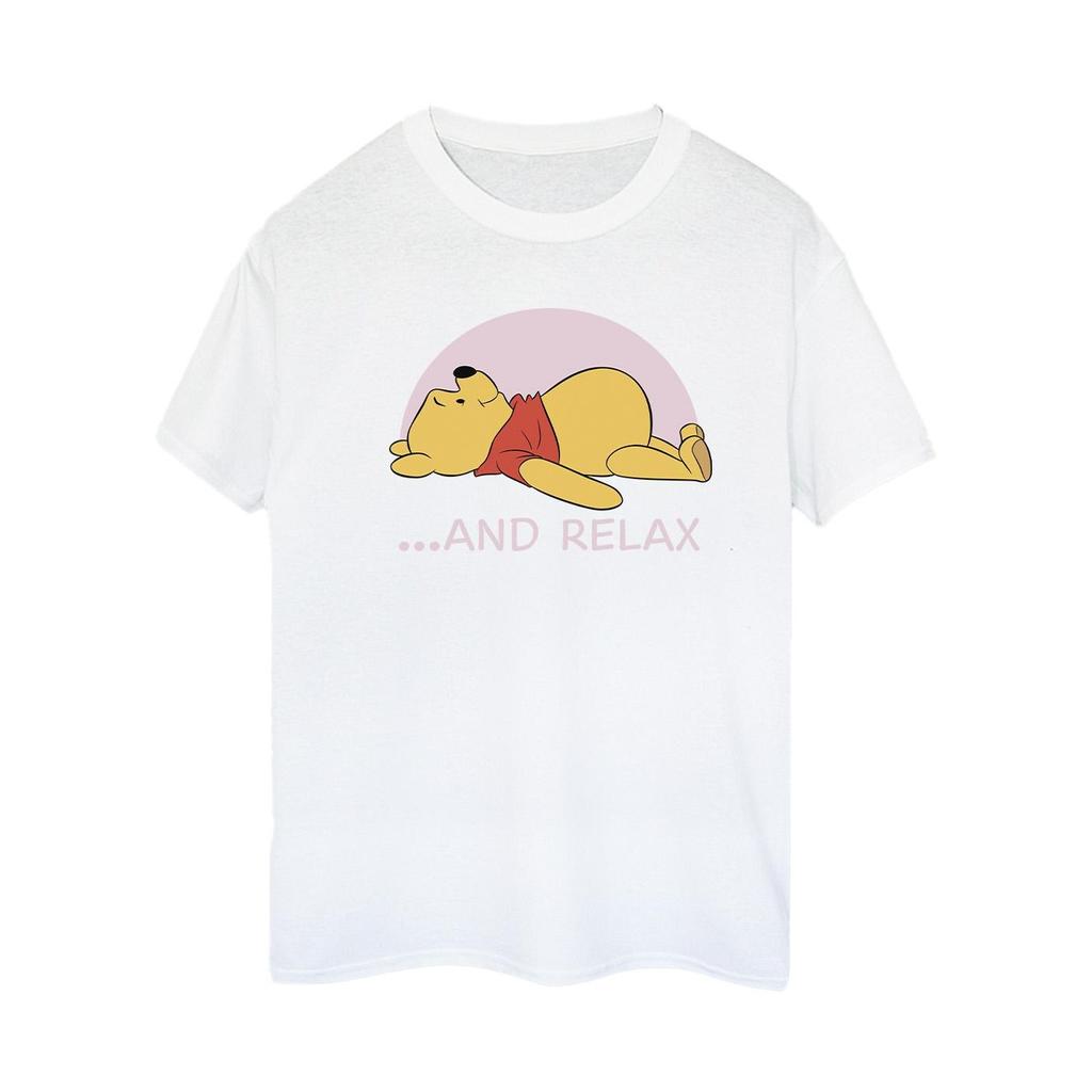 Disney Womens/Ladies Winnie The Pooh Relax Cotton Boyfriend T-Shirt