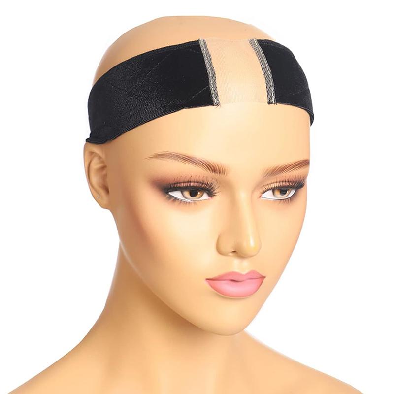 1PC Velvet Wig Elastic Hair Band Antiskid Fixed Wig Grip Band Adjustable Headband