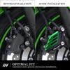 MotHeart Motorcycle Front Brake Caliper Guard for Ninja 400 Z400 Ninja 500 Z500 Z500