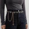 Rhinestone Heart Waist Chain Tassel Bikini Belly Chain Fashion Body Jewelry  Jeans