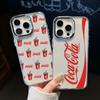 Hot beverage c-cola c-coca Phone Case for Samsung Galaxy S25 S24 S23 S22 S21 S20 FE Ultra Edge Plus 4G 5G Transparent Soft Cover