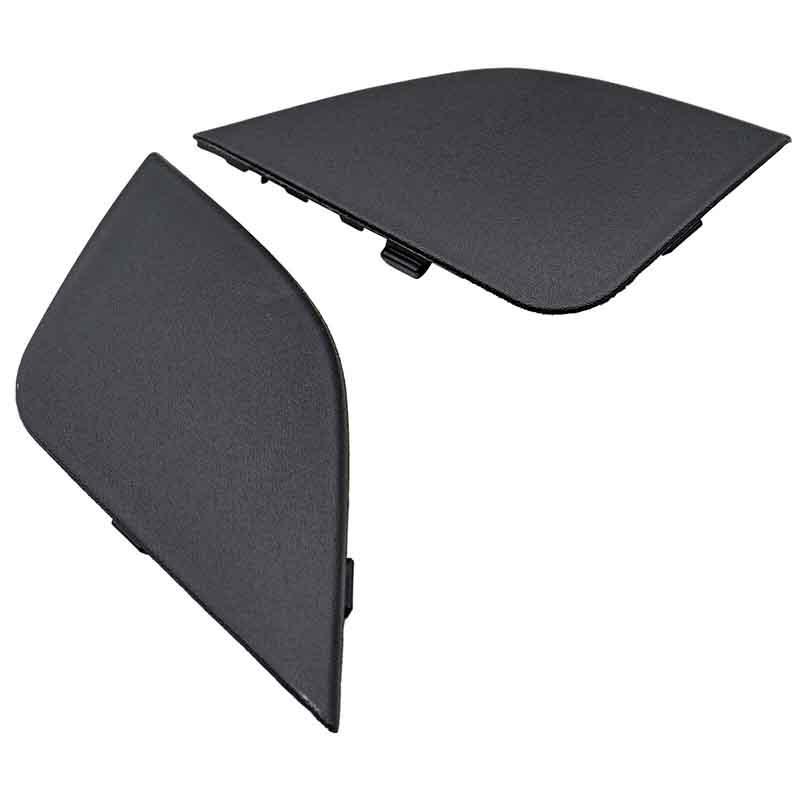 A Pair of Car Front Bumper Towing Hook Eye Cover Fit For Toyota RAV4 2016 2017 2018 #532860R080, 532850R080