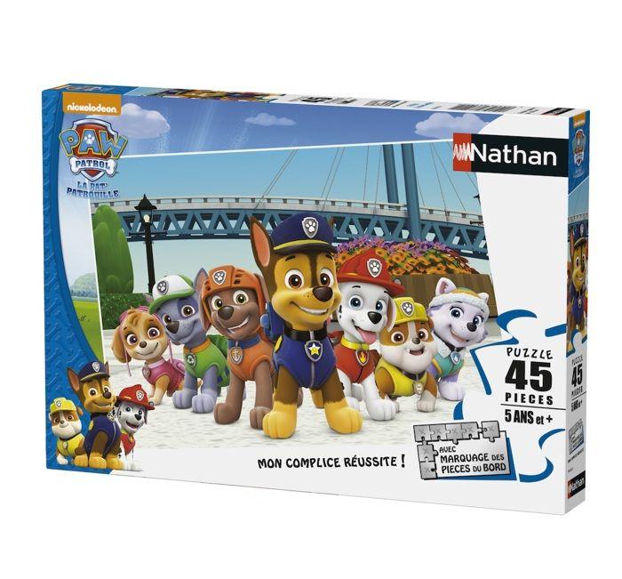 Pat' patrouille puzzle 45 pièces - nathan - prêts à intervenir