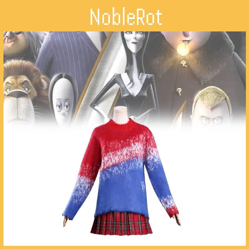 Addams Family 2 Cosplay Sweater With Printed Pattern For Halloween Costume Events