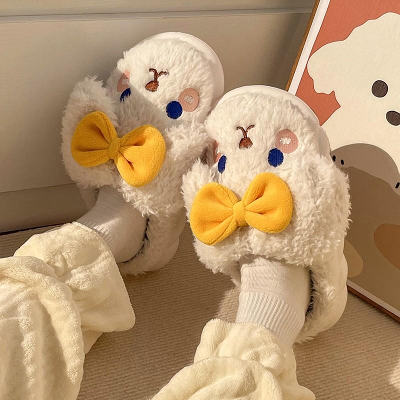 2024 Winter Hot Style Women's Cotton Slippers Casual Comfortable Warm Women's Cotton Shoes Thick Bottom Baotou Women's Shoes