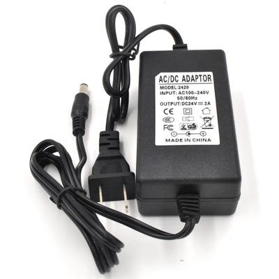 Doppelleitung DC24V2A DC Stabilisiertes Netzkabel Nagellampe Phototherapiegerät 24W 36W Schalter Netzteil