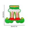 1pc Santa Claus For Clothing Bags Badge Sticker DIY Appliques Cartoon Christmas Emblem Embroidery Patches Iron On