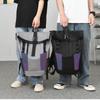 Hong Kong Style Reflective Roll-Up Backpack: Trendy, Versatile, Large-Capacity Backpack for Hiking and Casual Use.