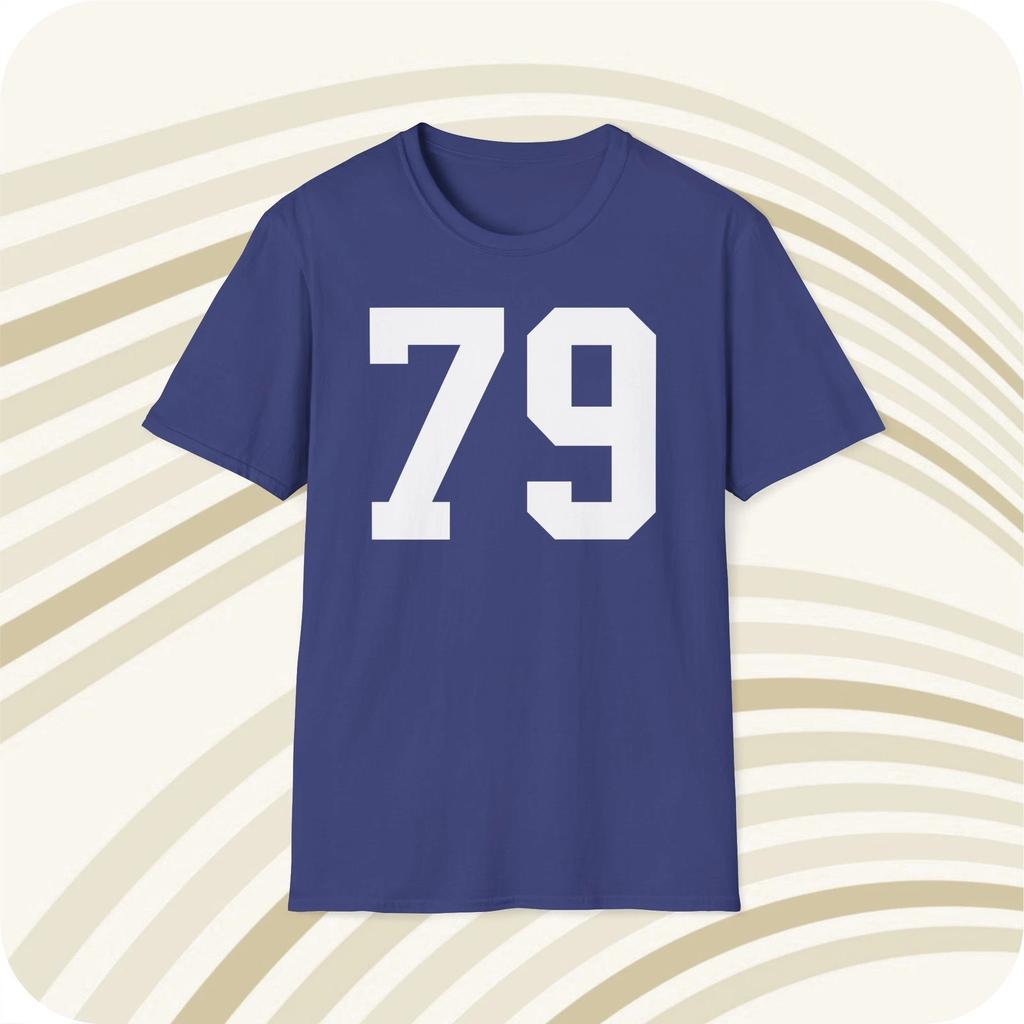 Men's and Women's T-shirts Harvey Martin #79 Dallas Cowboys NFL Jersey T-Shirt - Front & Back Print