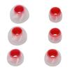 6pcs Earphone Eartips Silicone Soft Noise Isolation 3 Sizes Replacement Earplugs for 4.5‑6.5mm Sound Hole
