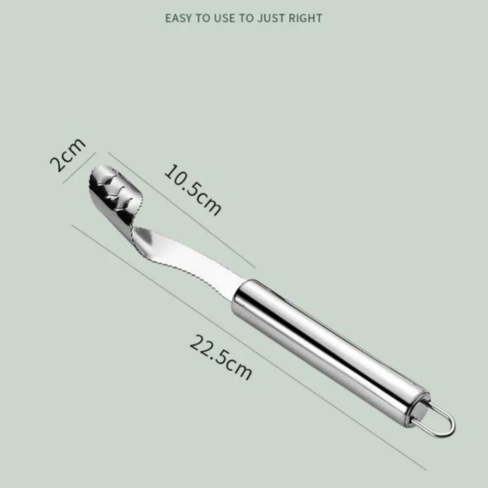 Multifunktionaler Gemüseentkerner aus Edelstahl – Chili, Bittermelone und grüne Paprika Samenentferner & Kernausstechwerkzeug