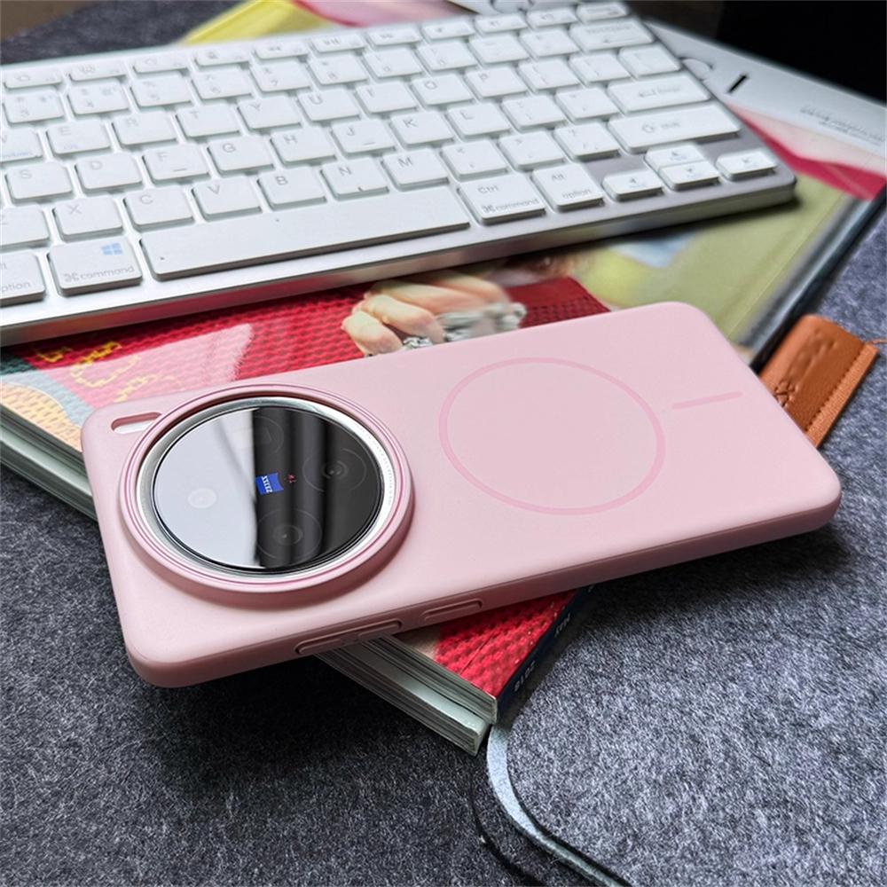 Ultra Thin Solid Color Magnetic Wireless Charging Matte Case For VIIVO X200 Ultra X200 Pro MINI X200S Slim Hard PC Phone Cover