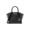 Avril Logo Classic Leather Mini Shoulder Tote Bag Women Handbags Black 35F4S4VC0L-BLACK